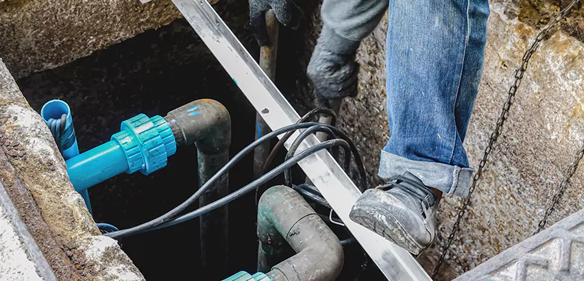 Zoeller Sewage Ejector Pump System in Mount Holly