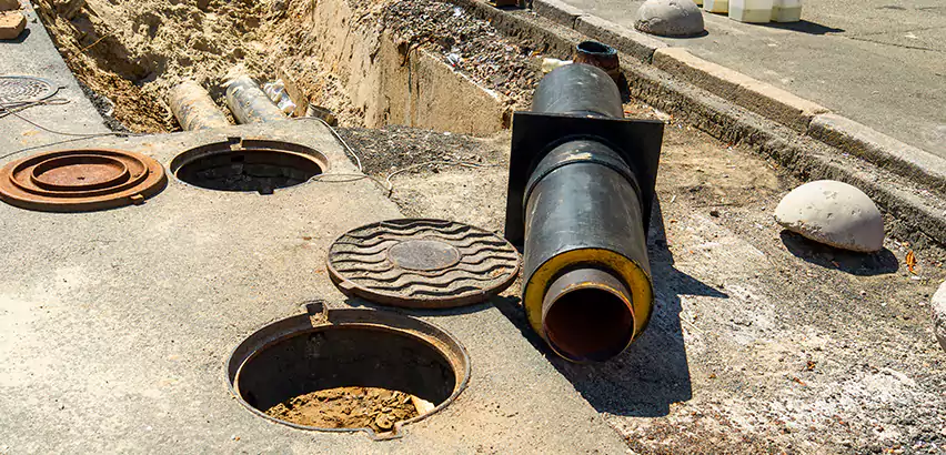 Lateral Sewer Line Replacement in Mount Holly
