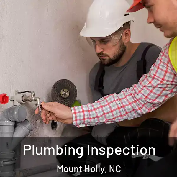  Plumbing Inspection Mount Holly, NC