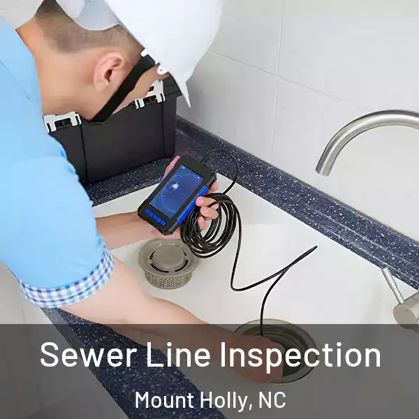  Sewer Line Inspection Mount Holly, NC