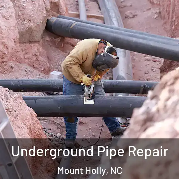  Underground Pipe Repair Mount Holly, NC